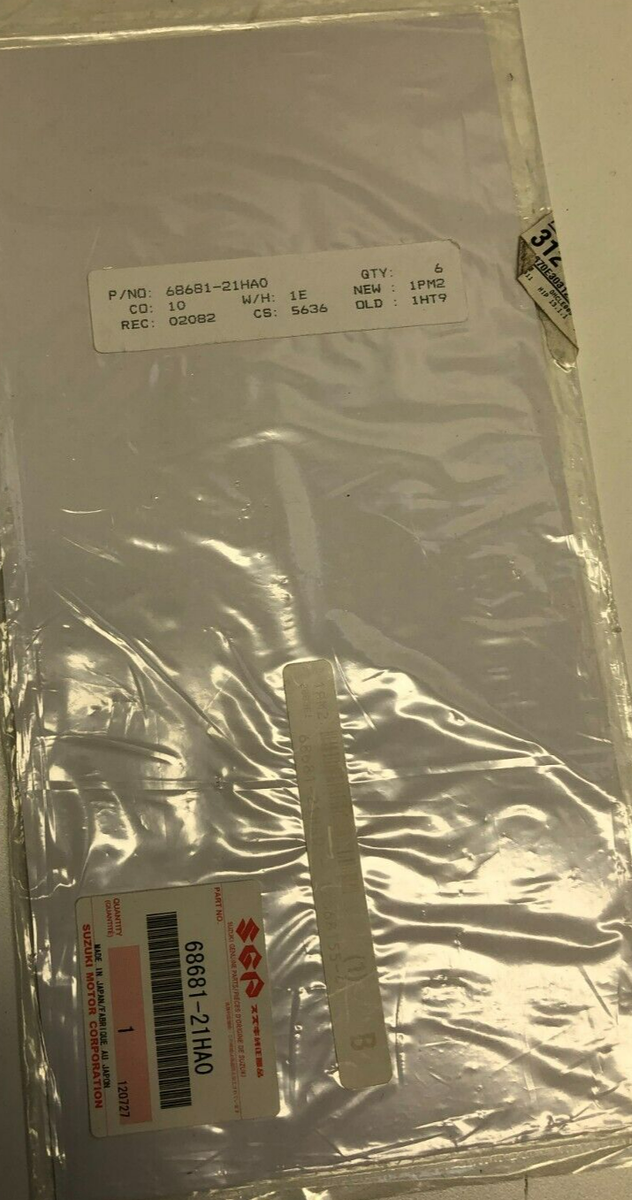 NOS OEM Genuine Original Motorcycle Suzuki Emblem R P/N 68681