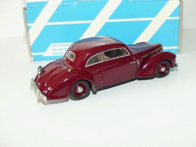 Ma Collection Résine SB 1/43 - Peugeot 601 D Coach Profilé 1935 Rouge