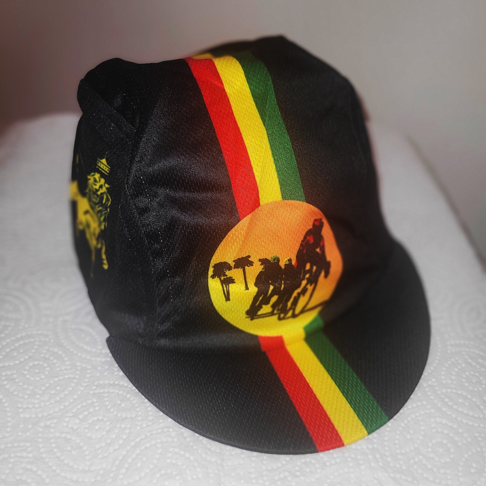 Cycling Rasta Rasta Cycling Cap - Jamaican Reggae Cycling hat Primal One Love | eBay