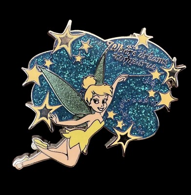 Disney Pin Tinker Bell Where Dreams Come True Exclusive Pixie Dust | ED