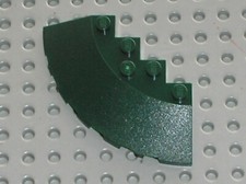 LEGO StarWars DkGreen Brick Round Corner 6 x 6 Ref 95188 Set 70605 75060