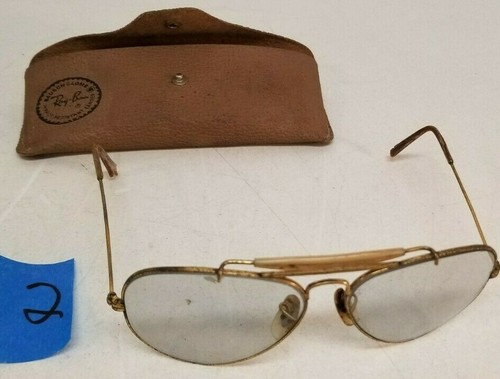 Ray Ban Vintage B\u0026L Ray Ban Aviator Sunglasses 1/30 10k Gold - Poor  Condition #2 | eBay