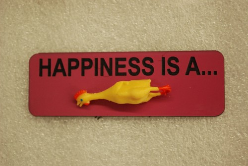 HAPPINESS IS A RUBBER CHICKEN - Picture 2 of 2