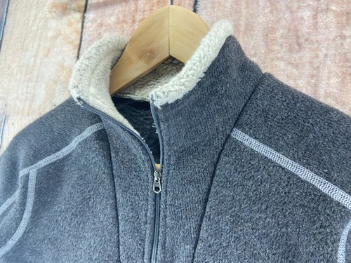 KUHL 1/4 Zip Pullover Sweater Jacket Sherpa Fleece Kids Youth XS 5-6 Gray - Picture 22 of 24