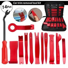 Car Trim Removal Tool Kit 14pc Vehicle Panel Dash Door Plastic Pry Tools Kit