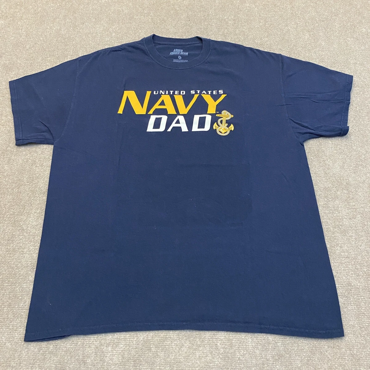 Navy dad hotsell t shirt