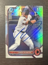 2022 Bowman Chrome Draft Chase Delauter Refractor Auto Signed IP GTP BDC-49