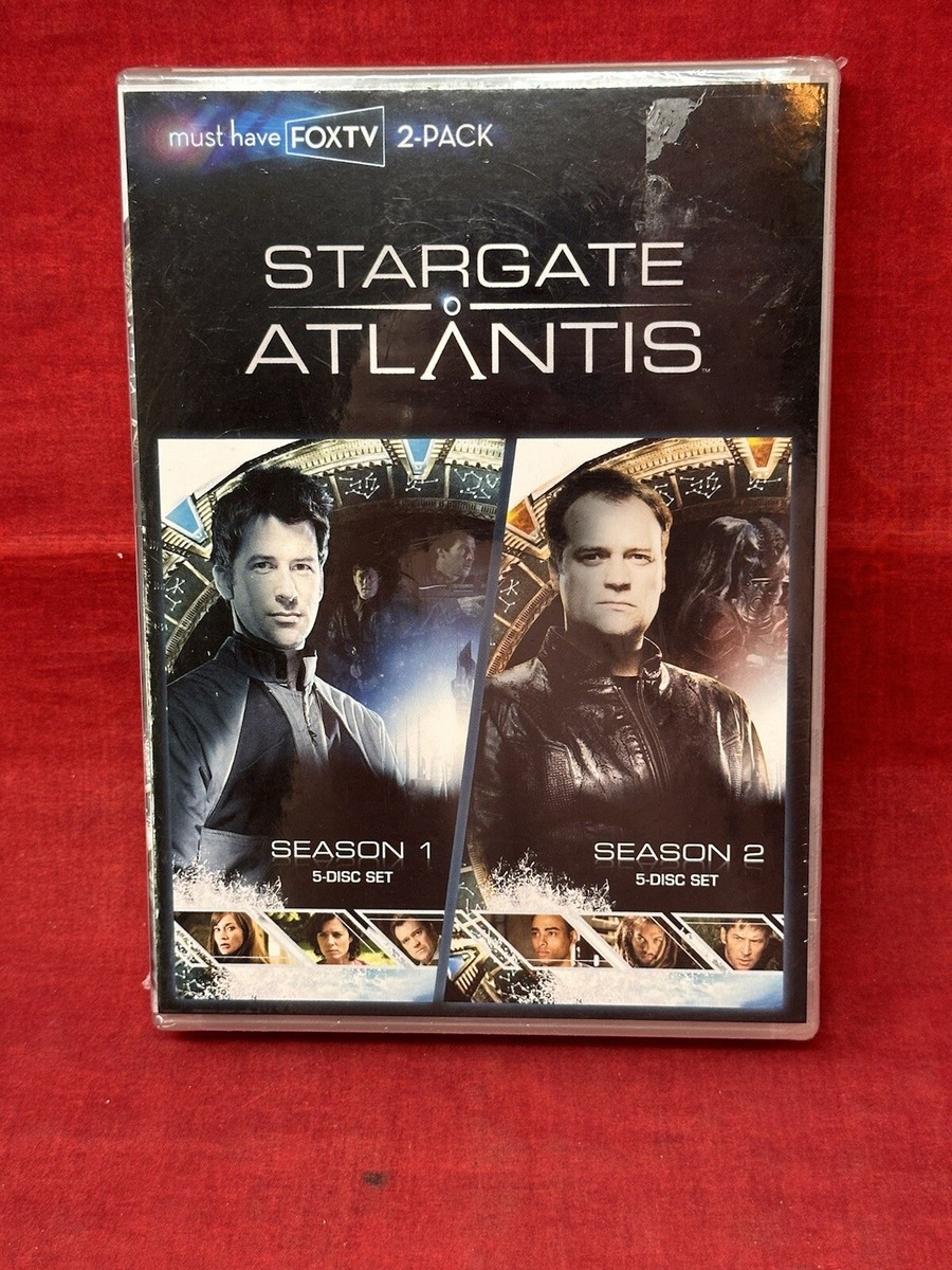 Stargate Atlantis Season 1 & 2 DVD Box Set on 10 Discs NEW FACTORY