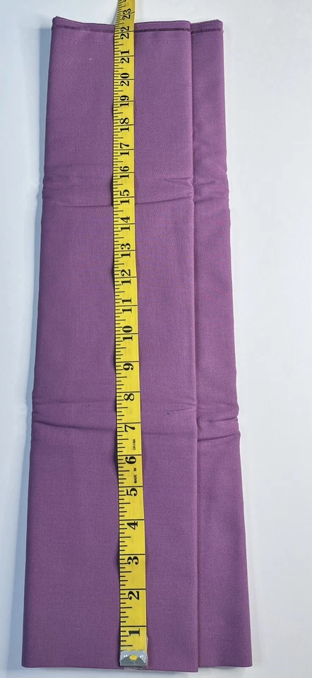 Bella Solids Fabric Plum 2 Yds. FBY12181 New - Image 3 of 3