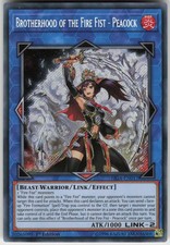 1st Ed Secret Rare Brotherhood of the Fire Fist - Peacock FIGA-EN017 Fists of th