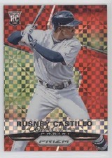 2015 Panini Prizm Red Power Prizm 125/125 Rusney Castillo #170 0ne3