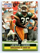 1991 Pro Set Spanish #507 LeRoy Butler Fresh Break EX-EXMINT