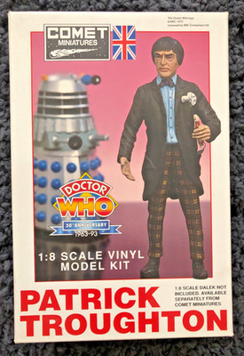 NEUWERTIG DR WHO COMET MINIATUREN 1:8 SCALE MODEL KIT 2nd DOCTOR Patrick Troughton