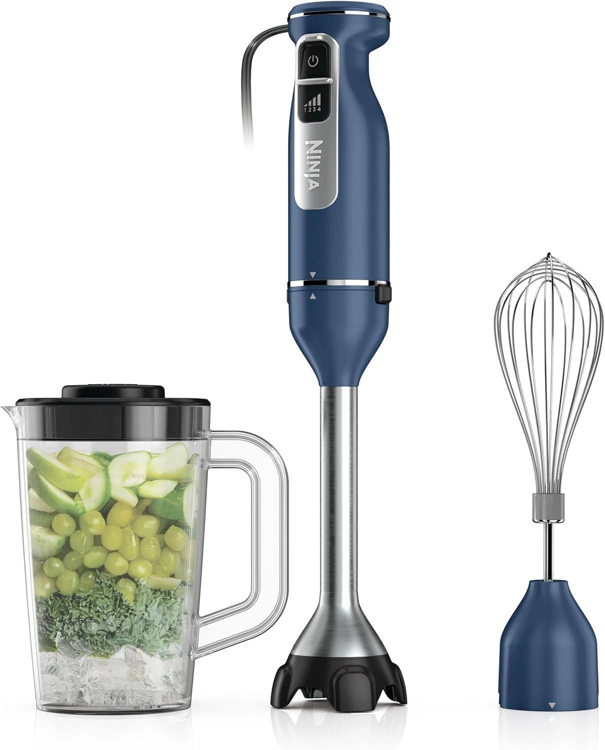 Deep Navy Immersion Blender & Whisk - 4 Speeds, Dishwasher Safe, 5-Ft Cord
Opens in a new window or