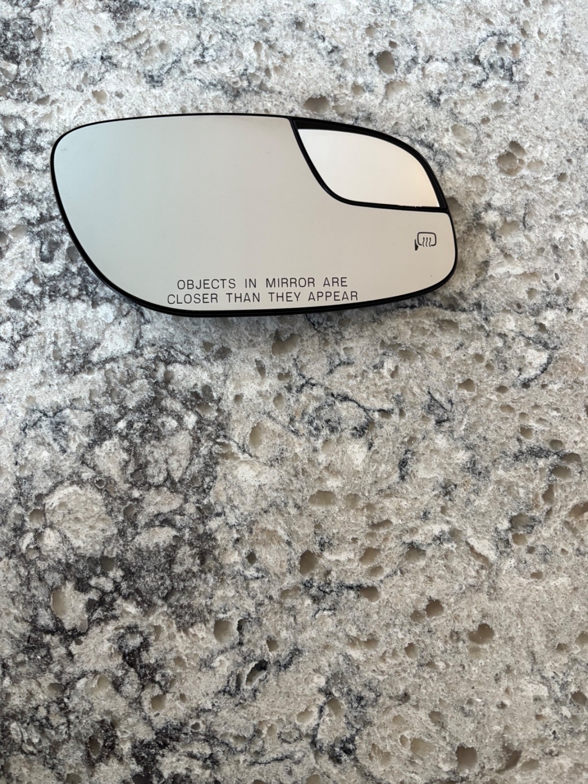 2010-2019 FORD TAURUS Passenger Side HEATED MIRROR GLASS with spotter OEM