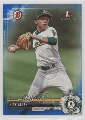 2017 Bowman Draft Blue 130/150 Nick Allen #BD-107 0gj8
