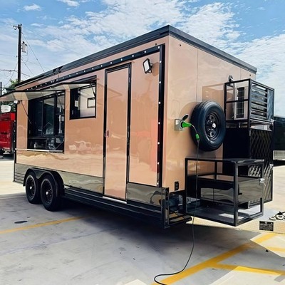 Mobile Food TruckTrailer Snack Cart Pizza Food Trailer in Sale