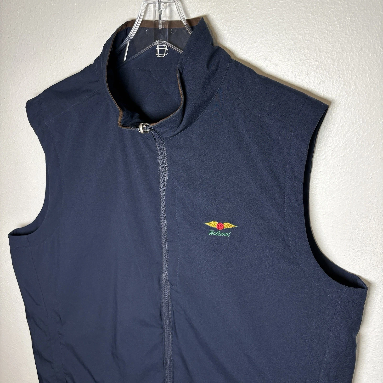 B Draddy x Baltusrol Golf Club Lawrence Reversible Vest Men's XL Quilted image 3