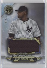 2019 Topps Triple Threads Single Jumbo Relics 22/36 Luis Severino #SJR-LS3 1k5
