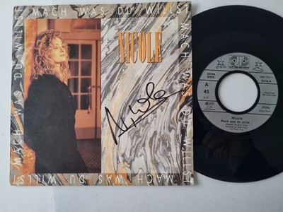 Nicole - Mach was du willst... 7'' Vinyl Germany SIGNIERT MIT AUTOGRAMM