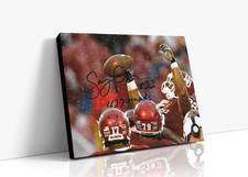 Oklahoma Autograph Canvas - Samaje Perine - Power Back