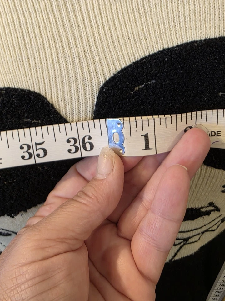 Suéter tejido vintage de laurel y resistente Foto 4 de 4