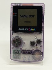 Nintendo Game Boy Color Handheld Console Clear Purple GBC-001
