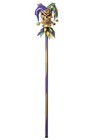 Brand New Mardi Gras Jester Cane