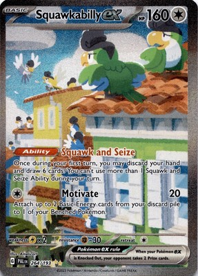 Squawkabilly ex 264/193 Sv02: Paldea Evolved Holo