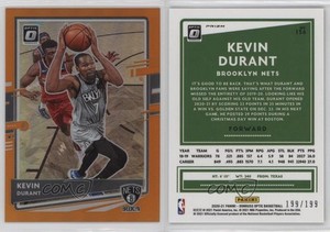 2020-21 Panini Donruss Optic Orange Prizm /199 Kevin Durant #136
