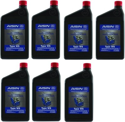 Set of 7 Auto Trans Fluids Aisin ATF-0WS for Cadillac Lexus Scion Toyota Volvo