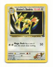 Blaine's Dodrio 32/132 Uncommon Gym Challenge Pokemon Unlimited HP on eBay