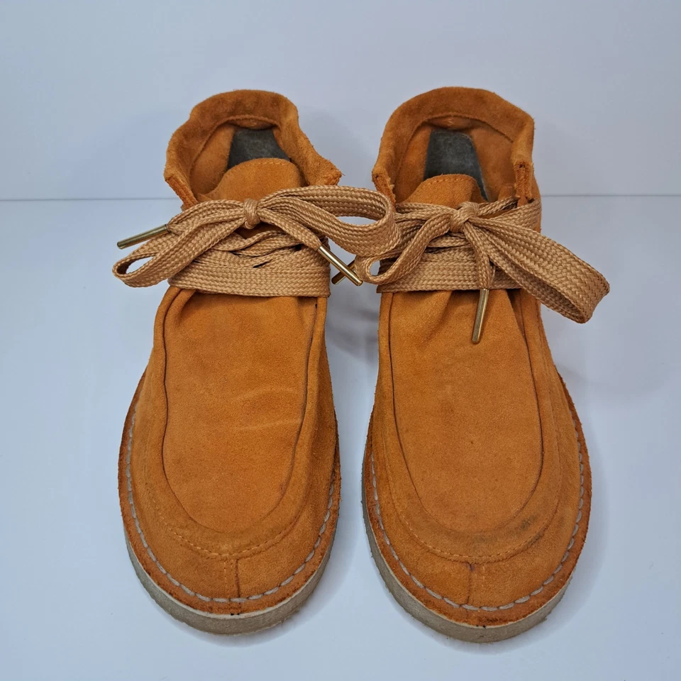 Free People Mujer Ashton Suave Gamuza Encaje Sin usar, Botines Naranja EU 39 US 8.5 Foto 2 de 4