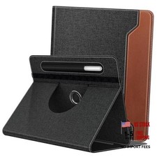 Universal Case for 9-11 Inch Tablet - 360 Rotating A-Demin - Black Brown