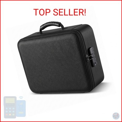 Vizoshi Fireproof Document Box (Soft-Shell) with Lock, 5200°F Fireproof & Water-
