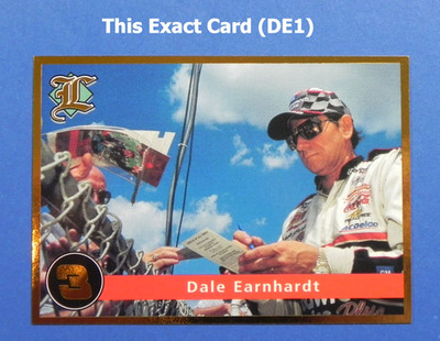 DALE EARNHARDT Sr. 2001 Gold Foil LEGENDS Exact Card (DE1) ''Special Collectible''