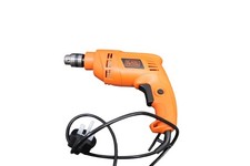 Black+decker Corded Drill Orange 450w Electric Power Tool