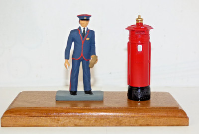 Promod 1936 Postman dark blue uniform & Liverpool type Pillar box