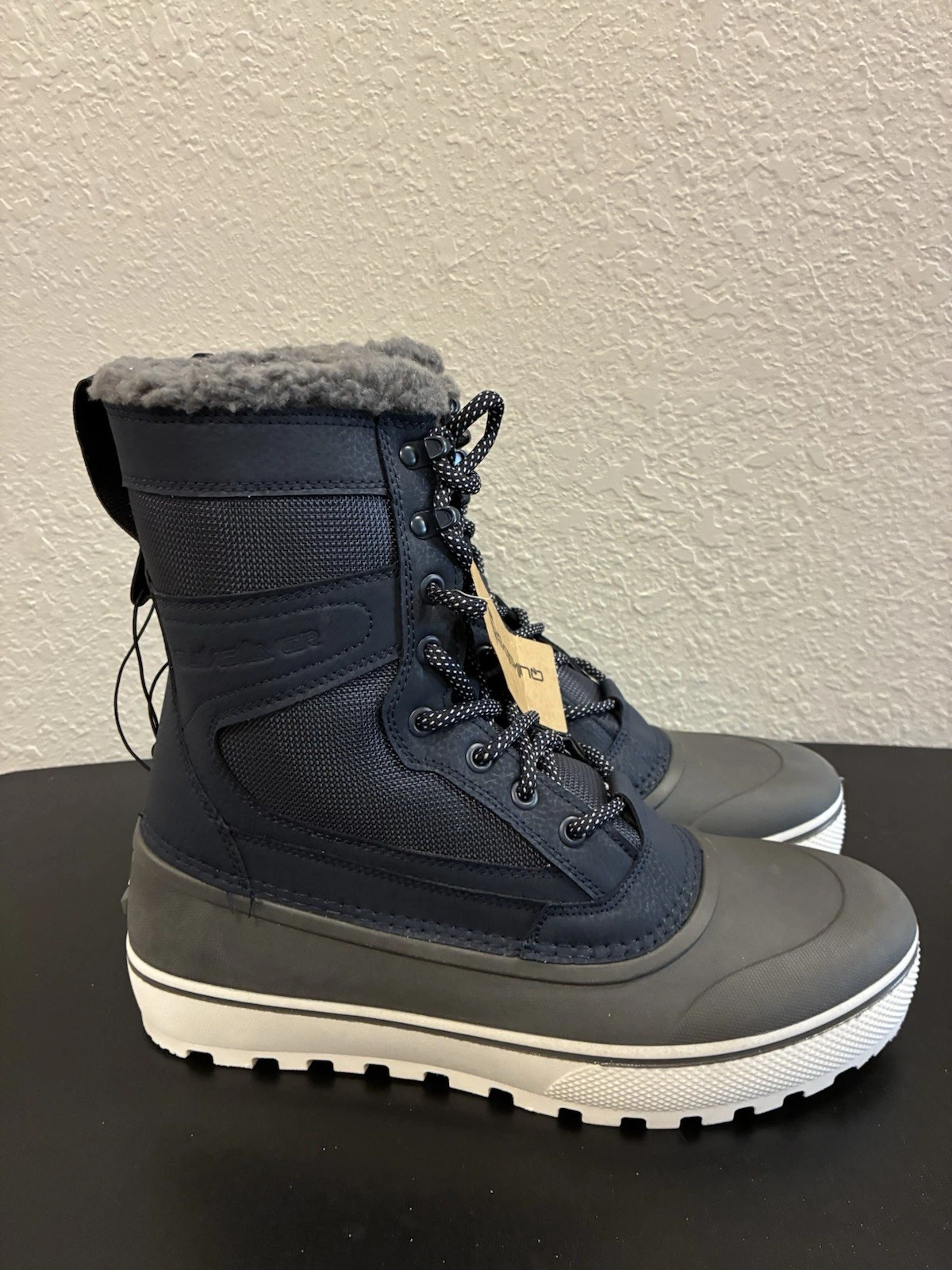 Quicksilver Sub Zero Hi Navy Winter Snow Boots Waterproof 3M Insulate Men Sz 10