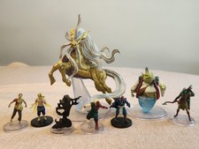 Lot of 8 Miniatures - Dungeons  Dragons - D D - Pathfinder - Huge Large Painted