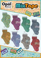 8 x 100 gr. Sockenwolle/Strumpfwolle Opal Mixtape     NEU!