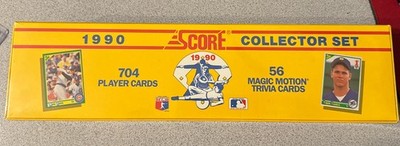 1990 Score MLB Baseball Collector Set - 704 Player Cards - Factory Sealed NEW!