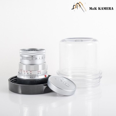 LEITZ Leica Summicron M 50mm/F2.0 Rigid V2 Ver.II Lens Yr.1962 Germany #11998