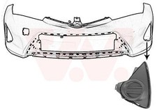 VAN WEZEL Lüftungsgitter Grill Stoßfänger für TOYOTA AURIS (NZE18, ZRE18) mit