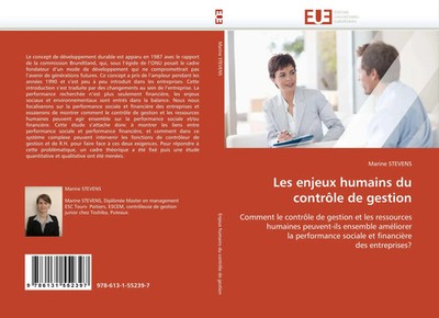 Marine Stevens | Les enjeux humains du contrôle de gestion | Taschenbuch (2010)