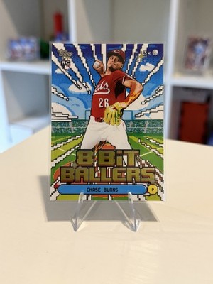 Topps 2026 8 Bit Ballers Chase Burns Rookie #8B-3  Cincinnati Reds Baseball Card