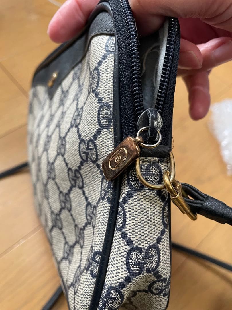 GUCCI Pre-Owned Old Gg Pattern Shoulder Bag — image 8