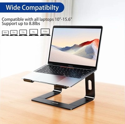 BESIGN LS03 Aluminum Laptop Stand, Ergonomic Detachable Computer Stand, Riser