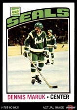 1976 Topps #86 Dennis Maruk Golden Seals RC 7.5 - NM+