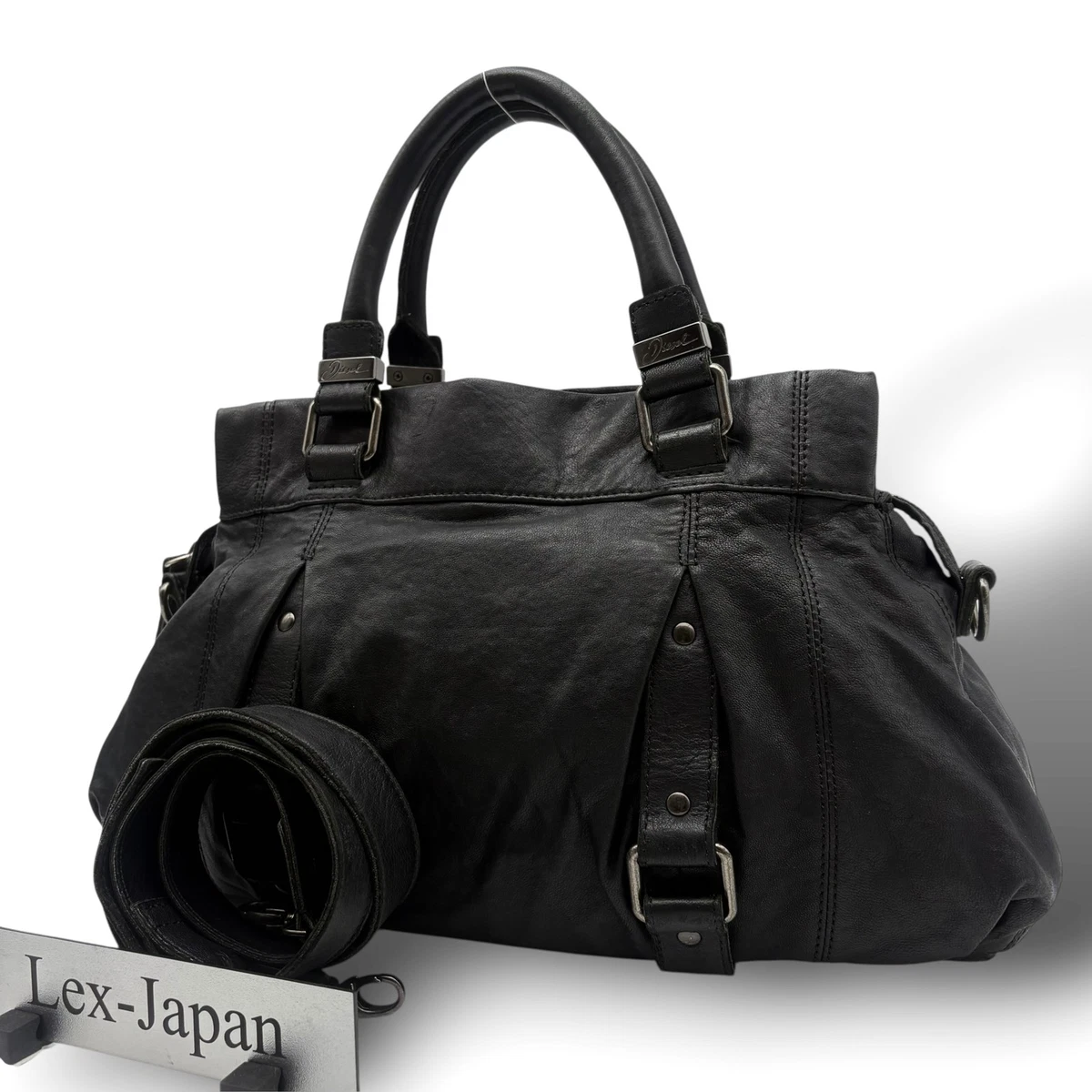 25+ Diesel Leather Exterior Shoulder Bag Bags & Handbags for Women